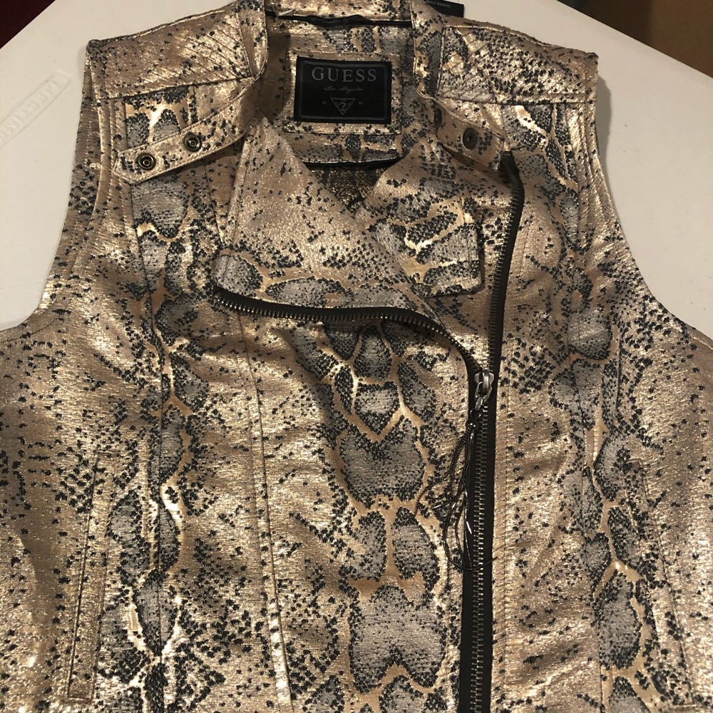 Guess Zip Up Vest